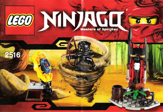 Lego, OPENED, Ninjago, Ninja Trading Outpost, 2516