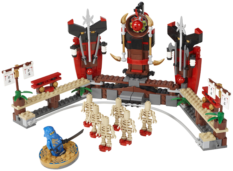 LEGO, Opened, Ninjago, The Golden Weapons, Skeleton Bowling, 2519, BUILT