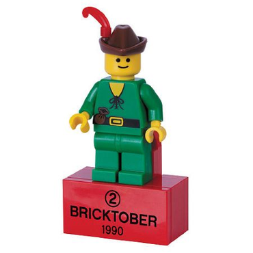 Lego, Set, Sealed, Castle, Forestman, Magnet Set, Minifigure Retro Forestman - with 2 x 4 Brick Base (Bricktober Week 2) polybag, 2856224