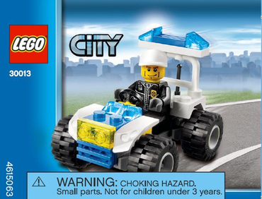 LEGO, CITY, Police Quad polybag, 30013