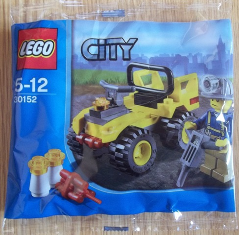 LEGO, CITY, Mining Quad polybag, 30152