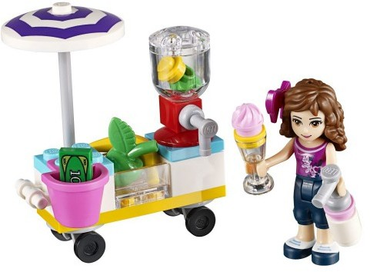 Lego, Set, Opened, Friends, Smoothie Stand polybag, 30202