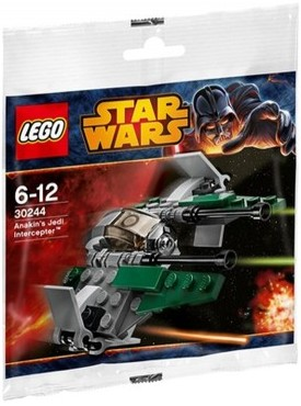 Lego, Set, Sealed, Star Wars, Anakin's Jedi Intercepter, Polybag, 30244