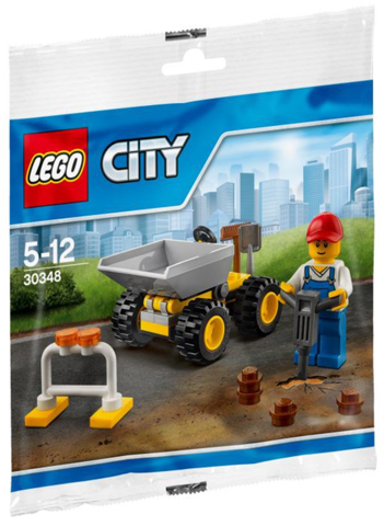 LEGO, Mini Dumper Polybag, USED, Complete, 30348