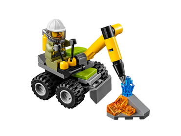 Lego, Set, Opened, City, Volcano Explorers, Volcano Jackhammer, 30350