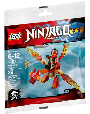 Lava Falls, Ninjago, 30422, Kai's Mini Dragon, Sealed