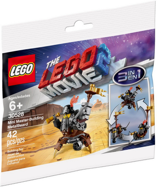 Lego, Set, Sealed Product, Lego Movie 2, Mini Master-Building MetalBeard polybag, 30528 (KCC)