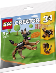 LEGO, Set, Opened, German Shepherd polybag, 30578