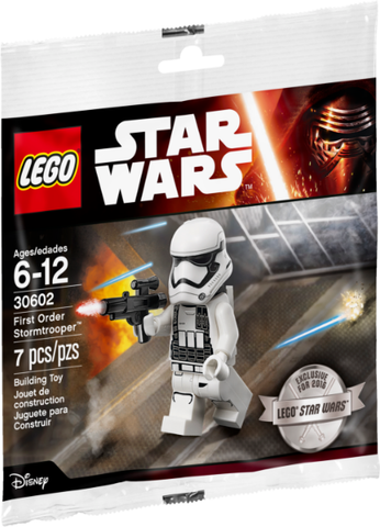 Lego, Set, Sealed, Star Wars, First Order Stormtrooper, Polybag, 30602