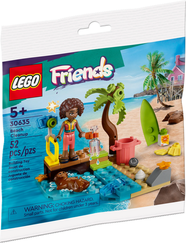 Lego, Set, Sealed, Friends, Polybag, Beach Cleanup, 30635
