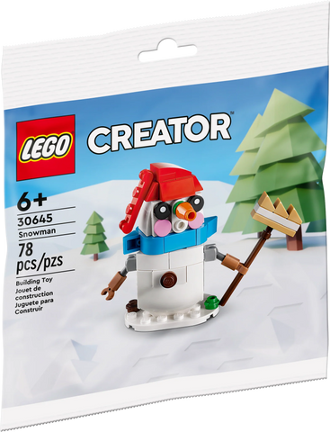 Lego, Set, Sealed, Polybag, Holiday, Snowman, 30645