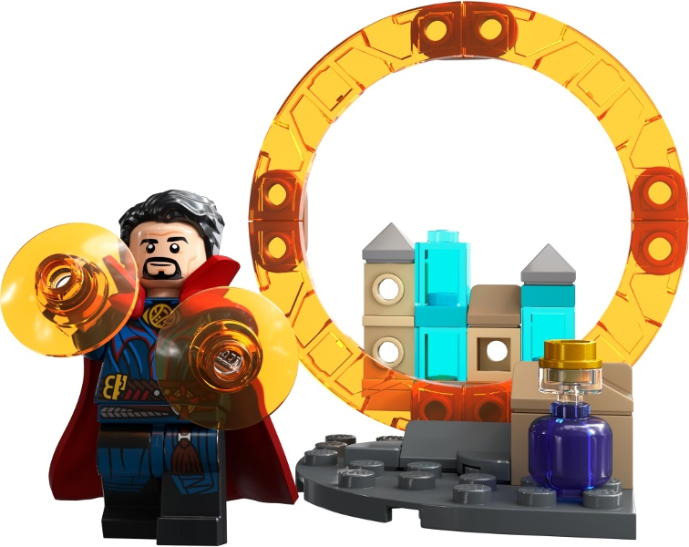 Lego, Set, Opened, Marvel, Avengers, The Infinity Saga, Doctor Strange's Interdimensional Portal, Polybag, 30652