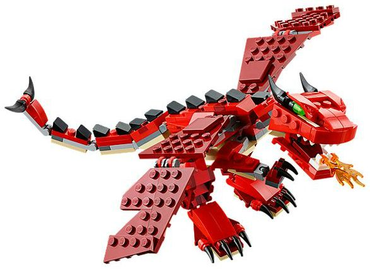 Lego, Set, Sealed, Creator, 3 in 1, Red Creatures, 31032 KCC