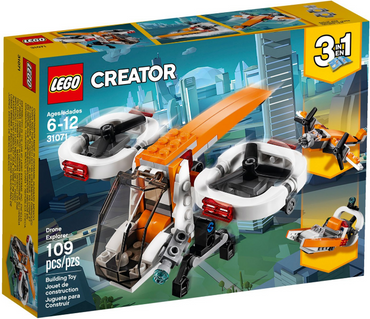 Lego, Set, Sealed, Creator, 3 in 1, Drone Explorer, 31071