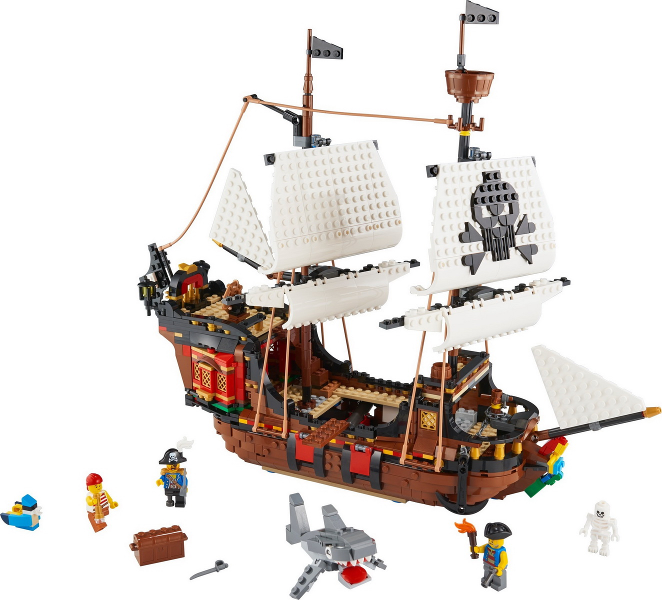 Lego, Set, Sealed, Creator, 3 in 1, Pirate Ship, 31109