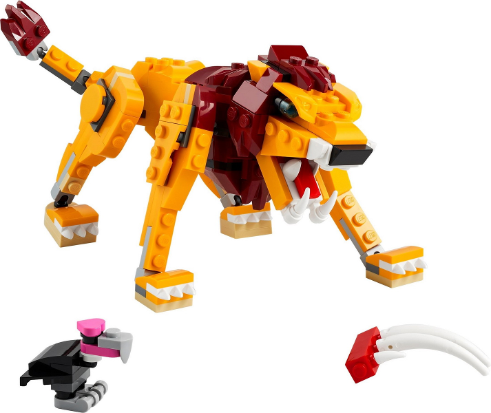 Lego, Set, Sealed, Creator, Model, 3-in-1, Wild Lion, 31112