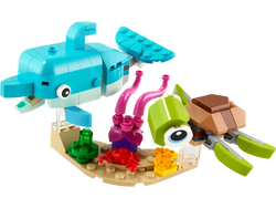 Lego, Set, Sealed, Creator 3-in-1, Dolphin and Turtle 31128