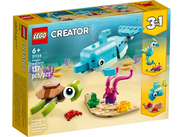 Lego, Set, Sealed, Creator 3-in-1, Dolphin and Turtle 31128