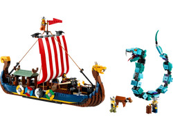 Lego, Set, Sealed, Creator, 3 in 1, Viking Ship and Midgard Serpent, 31132