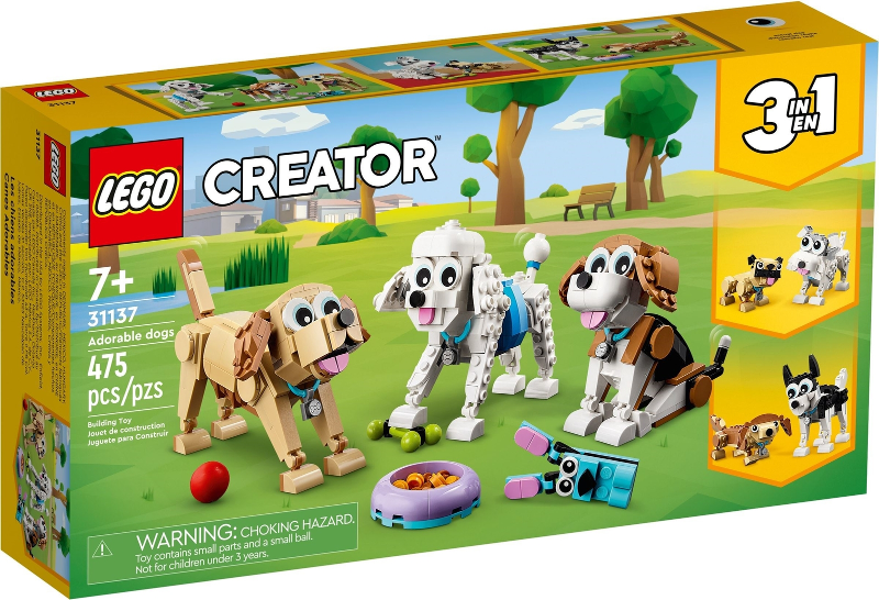 Lego, Set, Sealed, Creator, Adorable Dogs, 31137