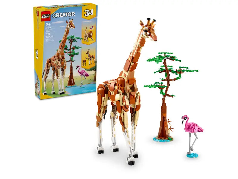 Lego, Set, Sealed, Creator, 3 in 1, Wild Safari Animals, 31150