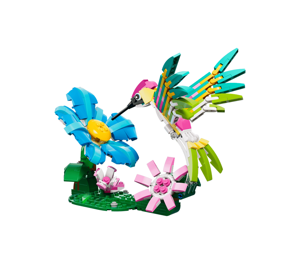 LEGO, Creator 3-in-1, Wild Animals: Colorful Hummingbird, 31384
