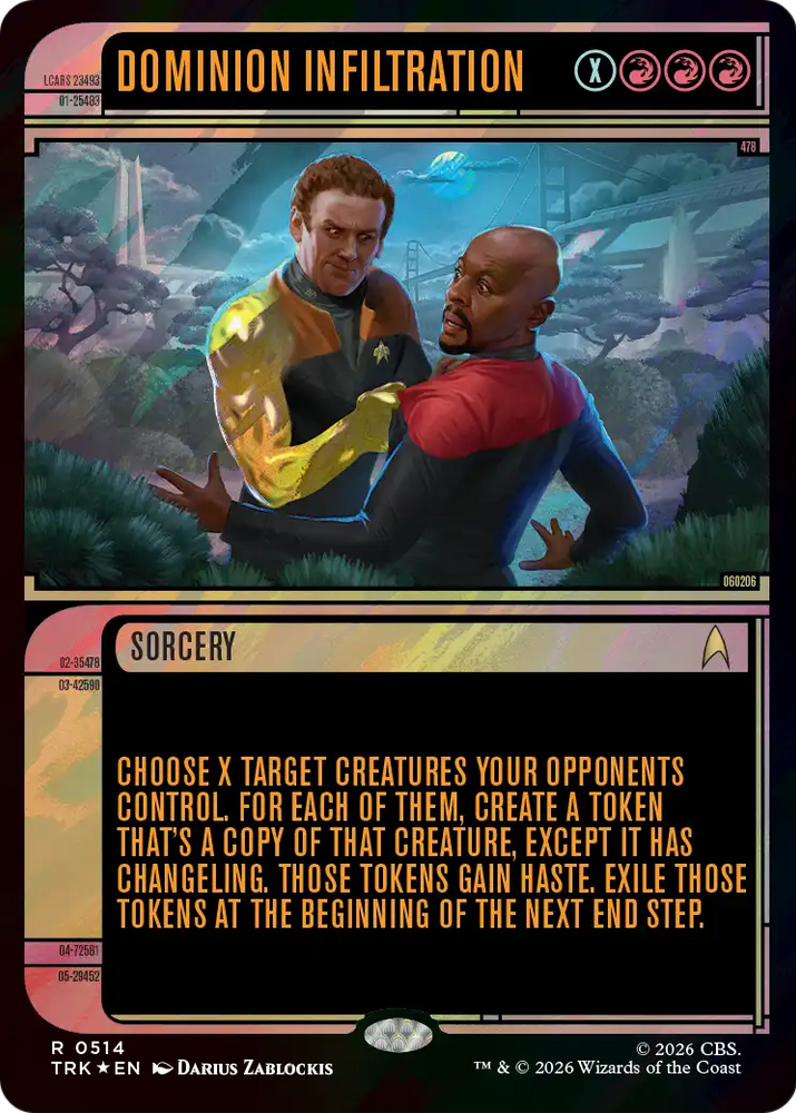 Dominion Infiltration (Showcase) (Surge Foil) [Star Trek]