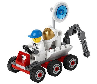 LEGO, USED, City, Town, Space Moon Buggy, 3365