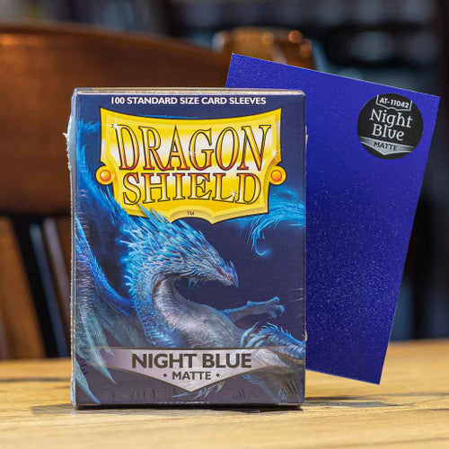 Dragon Shields: (100) Matte Blue (DISPLAY 10)