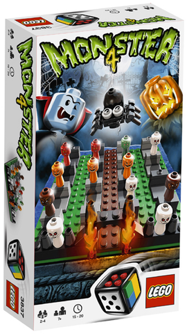 Lego, Set, Sealed, Board Games, Monster 4, 3837