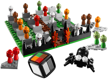 Lego, Set, Opened, Board Games, Monster 4, 3837