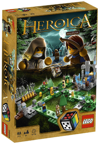 Lego, Set, Opened, Board Games, Heroica Waldurk, 3858