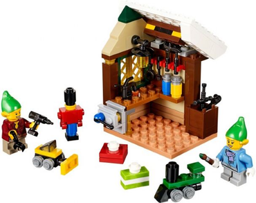 Lego, Set, Opened, Holiday & Event, Toy Workshop - Limited Edition 2014 Holiday Set, 40106