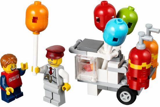 Lego, Set, Opened, Creator, Balloon Cart polybag, 40108
