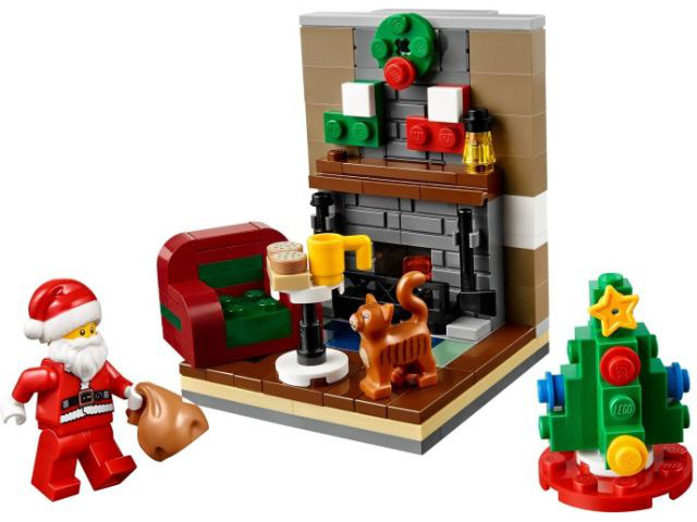 Lego, Set, Opened, Holiday, Santa's Visit, 40125