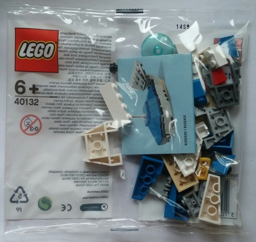 LEGO, Set, Sealed, Monthly Mini Model Build Set - 2015 07 July, Whale polybag, 40132