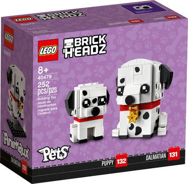 Lego, Set, Opened, BrickHeadz, Petz, Dalmatian & Puppy, 40479