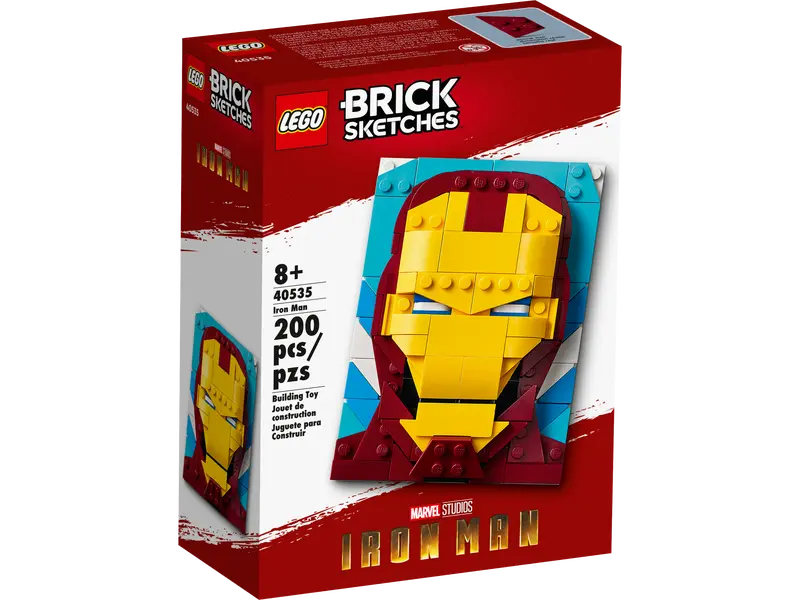 Lego, Set, Sealed, Brick Sketches, Iron Man, 40535