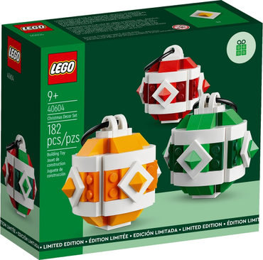 Lego, Set, Opened, Holiday, Christmas Decor Set, 40604