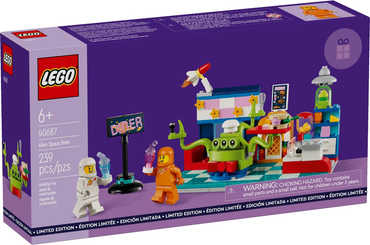Lego, Set, Sealed, Space, Alien Space DIner, 40687