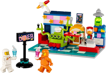 Lego, Set, Sealed, Space, Alien Space DIner, 40687