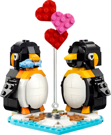 LEGO, Holiday &Event, Valentine's Day, Penguins in Love, 40886