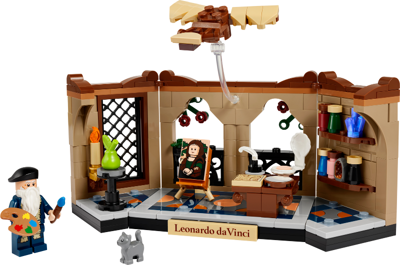 Lego, Set, Sealed, Promotional, Tribute to Leonardo Da Vinci, 40902