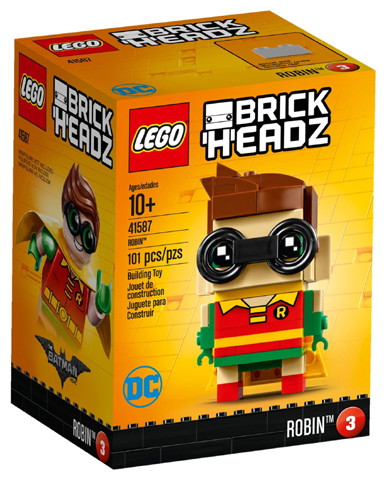 Lego, Set, Opened, BrickHeadz, The Lego Batman Movie, Robin, 41587