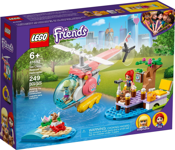 Lego, Set, Sealed, Friends, Vet Clinic Rescue Helicopter, 41692