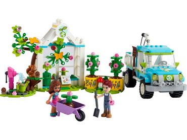 Lego, Set, Opened, Friends, Tree-Planting Vehicle, 41704