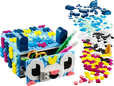 Lego, Set, Opened, Dots, Creative Animal Drawer 41805