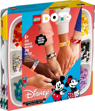 Lego, Set, Sealed, DOTS, Bracelets Mega Pack, Mickey and Minnie, 41947