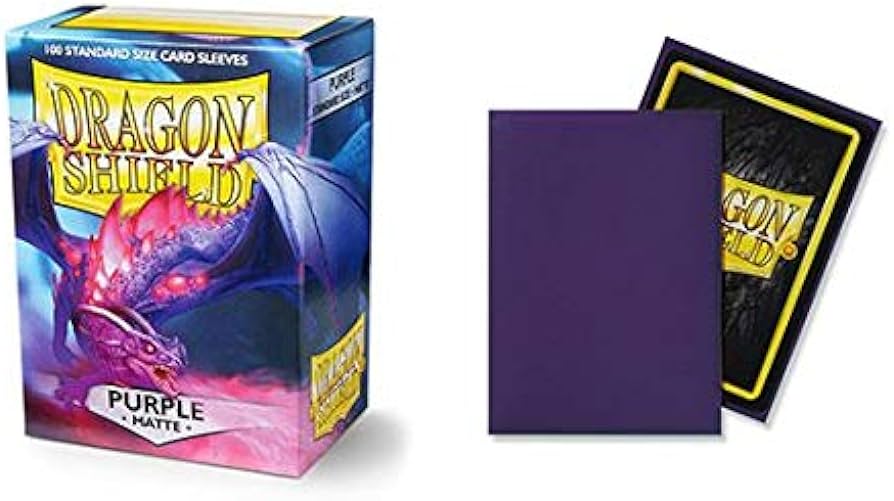 Dragon Shields: (100) Matte Purple (DISPLAY 10)
