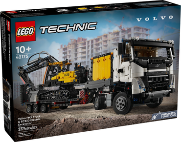 Lego, Set, Sealed, Volvo FMX Truck & EC230 Electric Excavator 42175